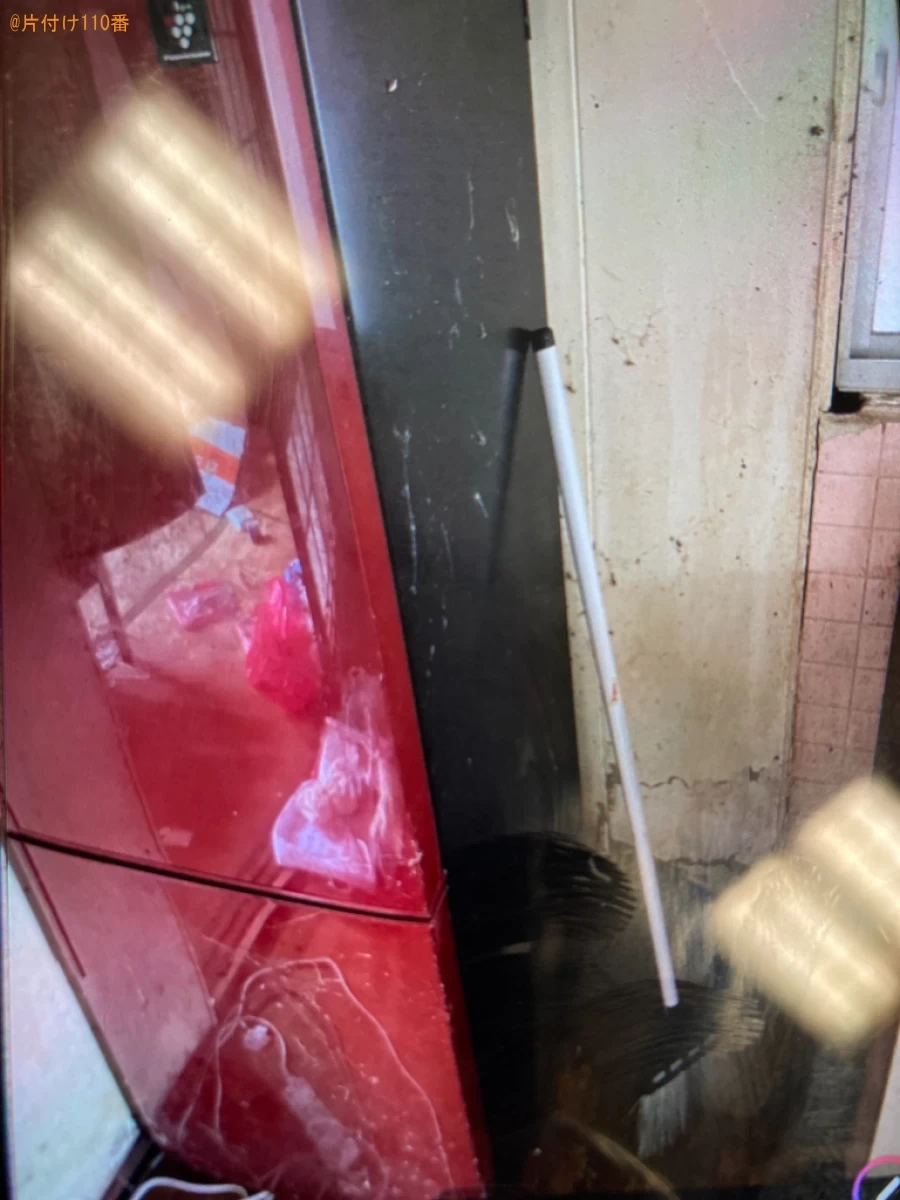 【姶良市加治木町】テーブル、冷蔵庫、一般ごみ等の回収と簡易清掃