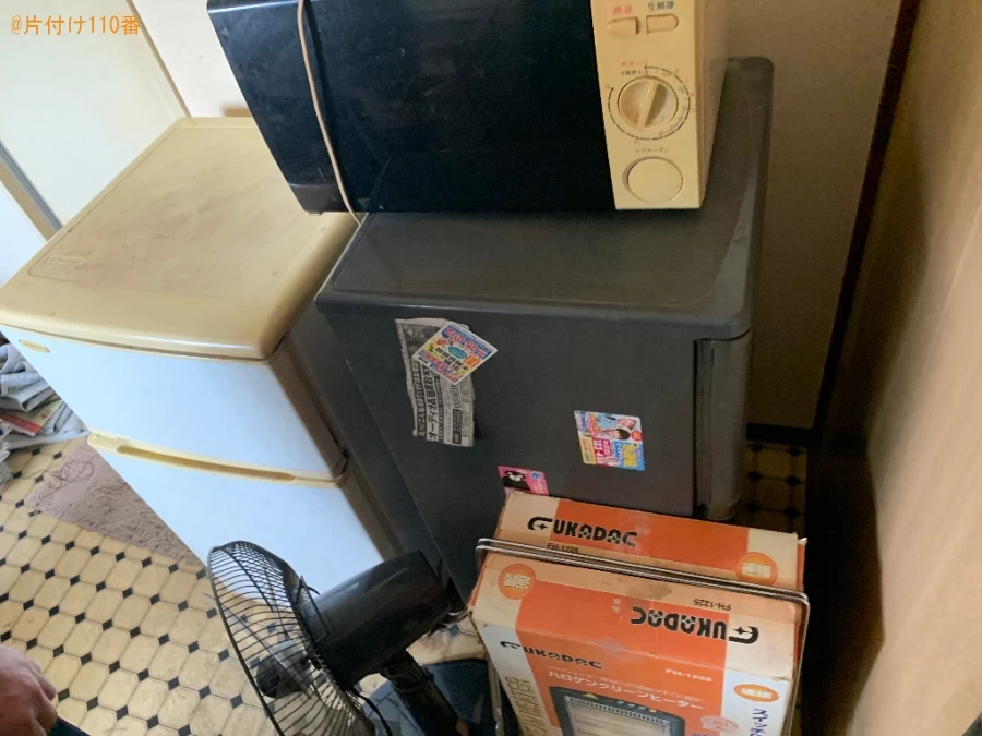 【福岡市東区】折り畳みベッド、冷蔵庫、洗濯機、食器棚等の回収