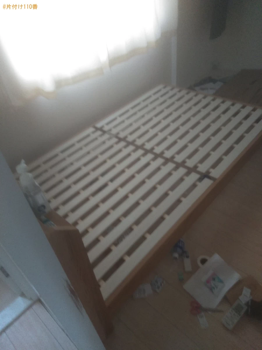 【松山市堀江町】セミダブルマットレス、テレビ台の回収・処分ご依頼