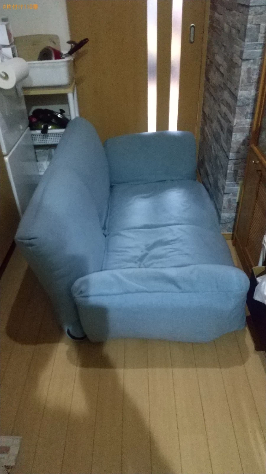 【福山市手城町】二人掛けソファーの回収・処分ご依頼　お客様の声