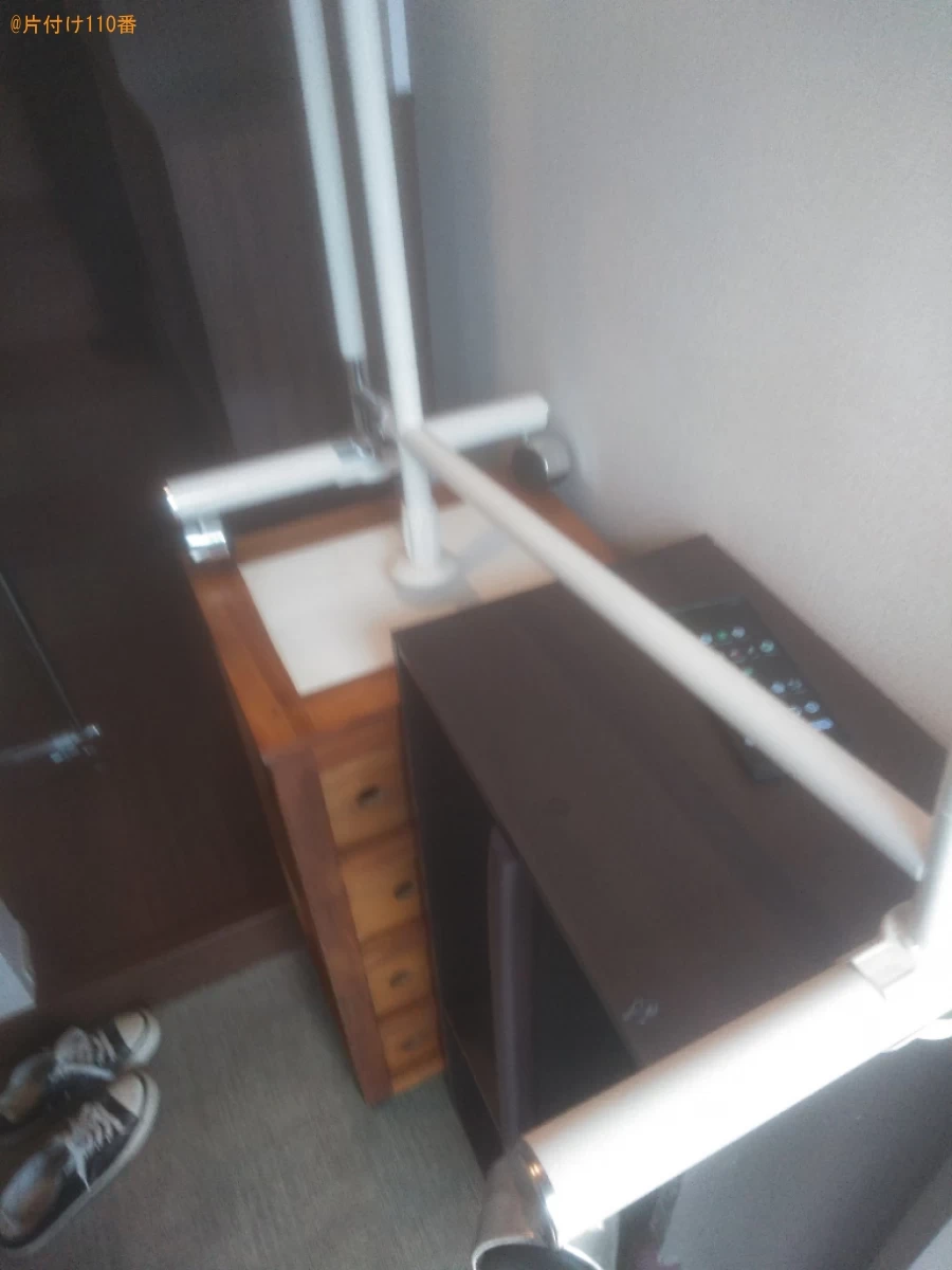 【伊予市】タンス、ラック、布団、ハンガーラック、扇風機等の回収