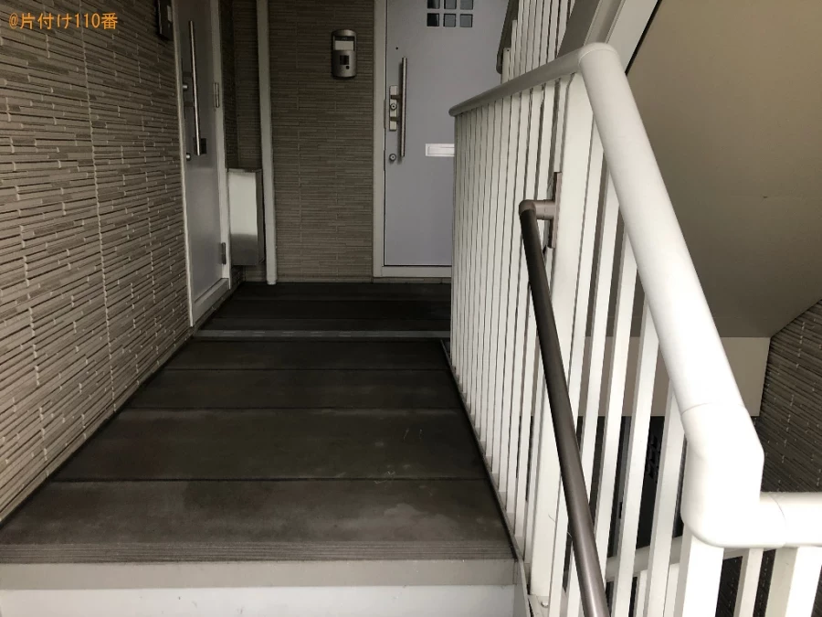 【光市】マットレス付きシングルベッドの回収・処分ご依頼