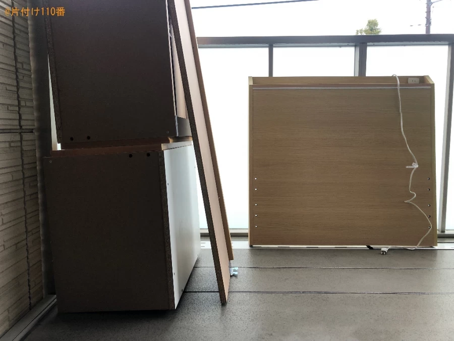 【光市】マットレス付きシングルベッドの回収・処分ご依頼