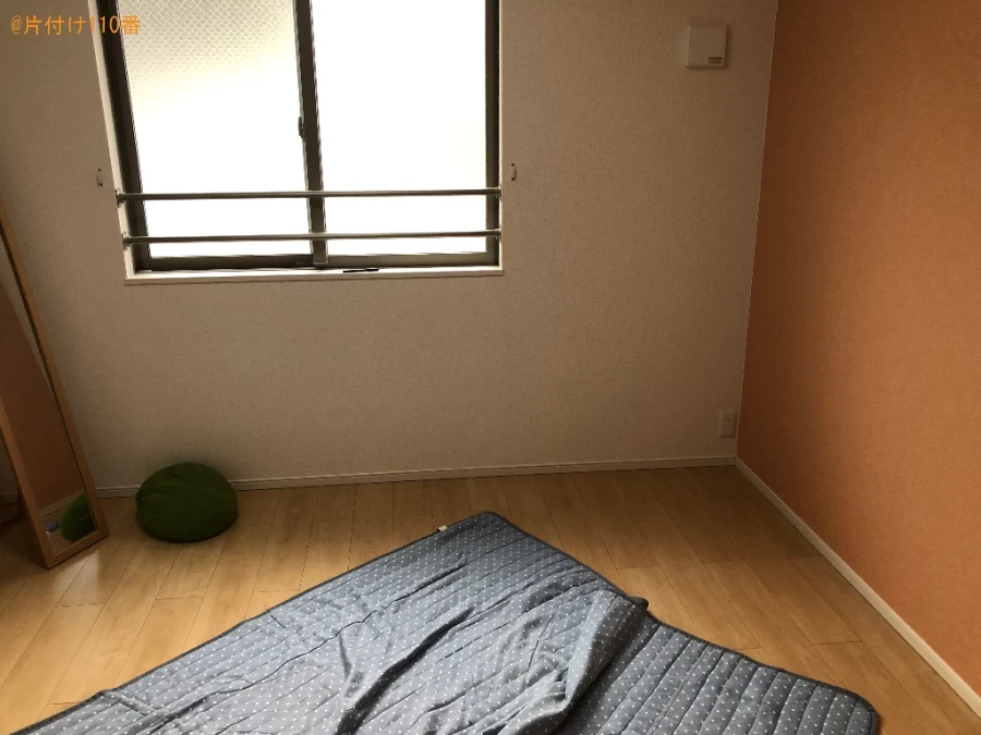 【周南市新堤町】シングルベッド、シングルベッドマットレス等の回収