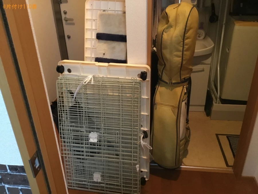 【尼崎市】シングルベッドマットレス、簡易ソファー、椅子等の回収