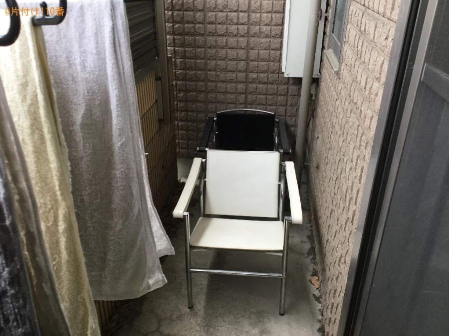 【尼崎市】シングルベッドマットレス、簡易ソファー、椅子等の回収