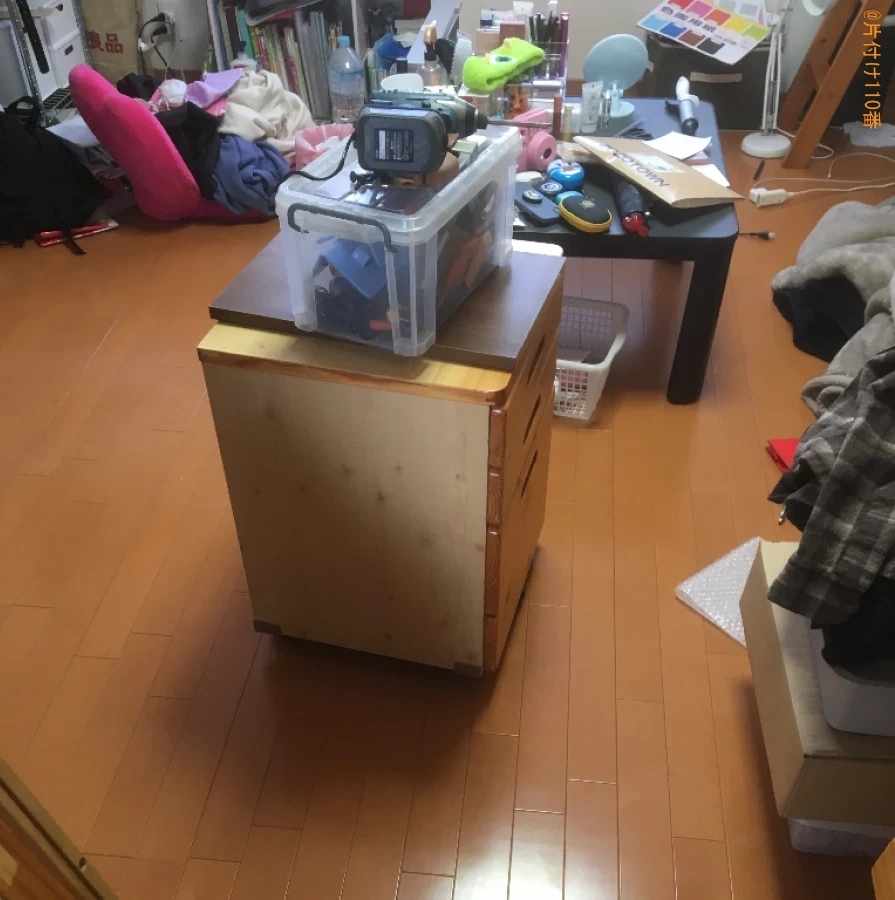 【岐阜市】学習机、こたつの回収・処分ご依頼　お客様の声