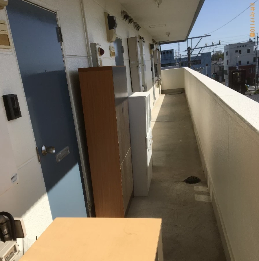 【本巣市】二人用ダイニングテーブル、洗濯機、本棚等の回収・処分