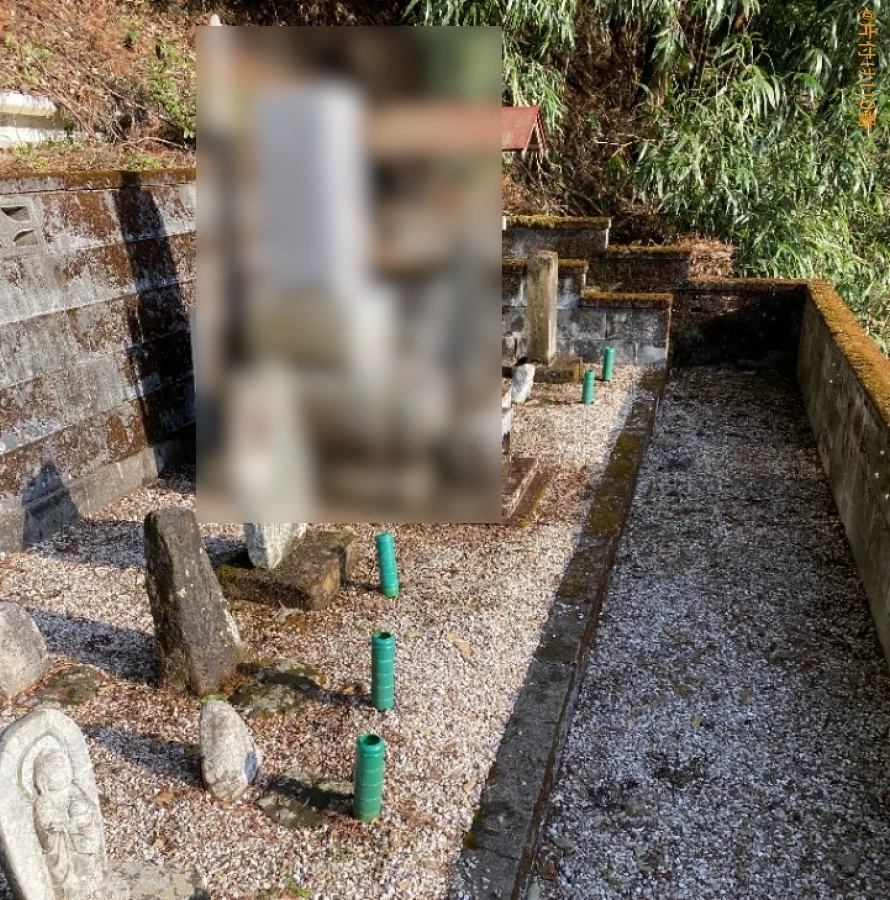 【飯能市】お墓掃除代行ご依頼　お客様の声