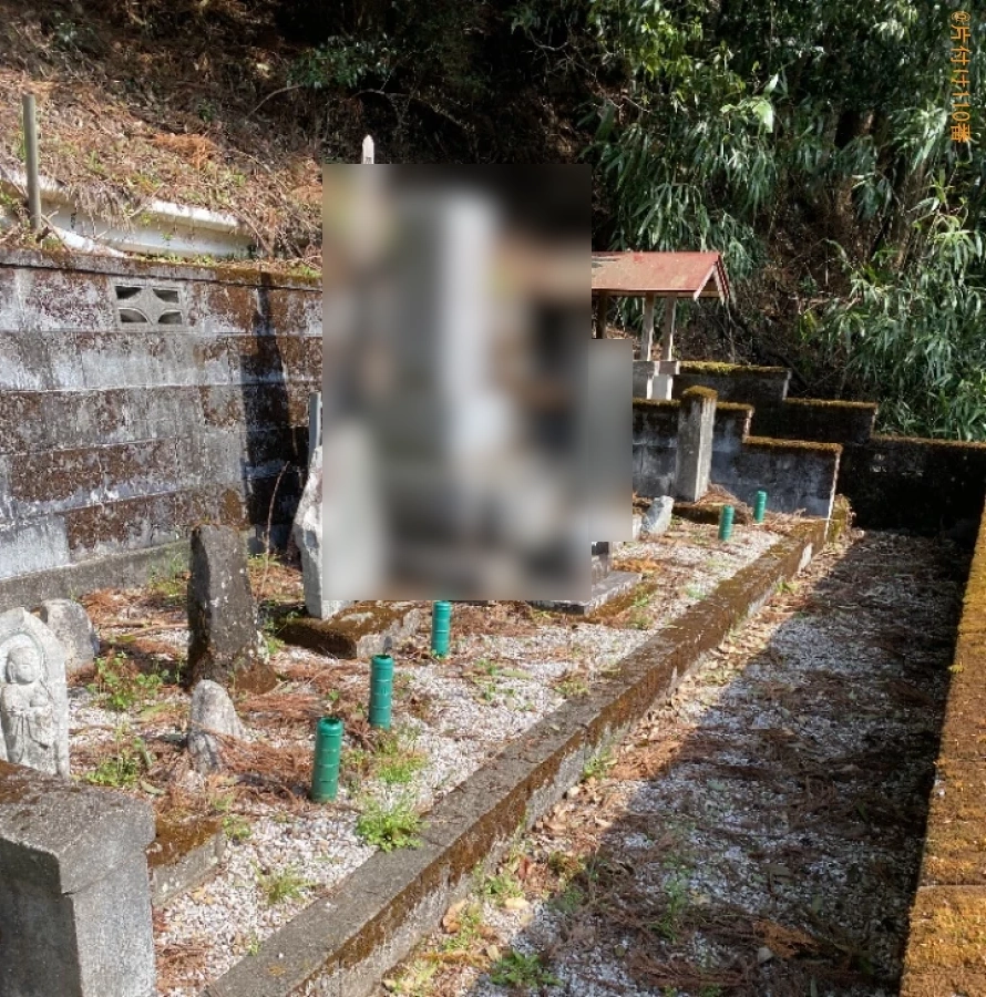 【飯能市】お墓掃除代行ご依頼　お客様の声