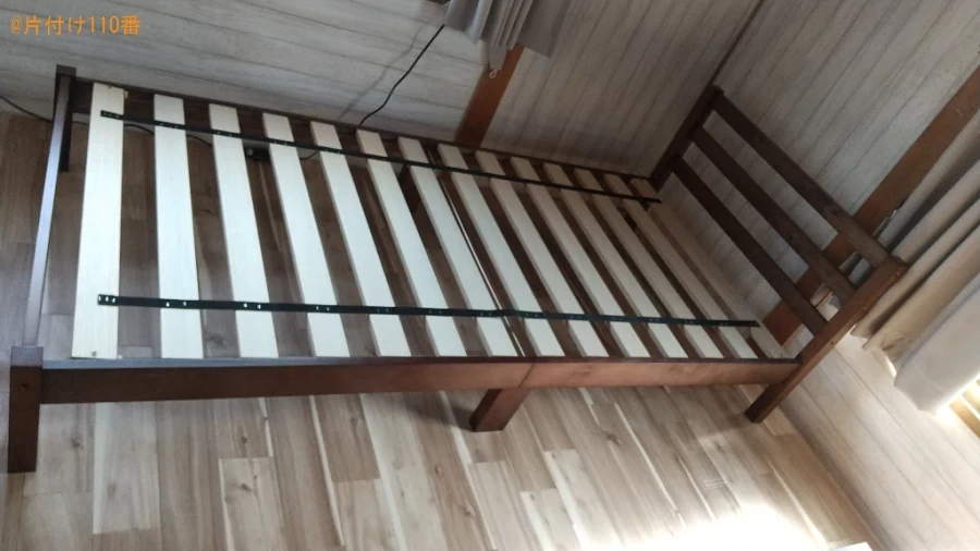 【福山市】シングルベッドの回収・処分ご依頼　お客様の声