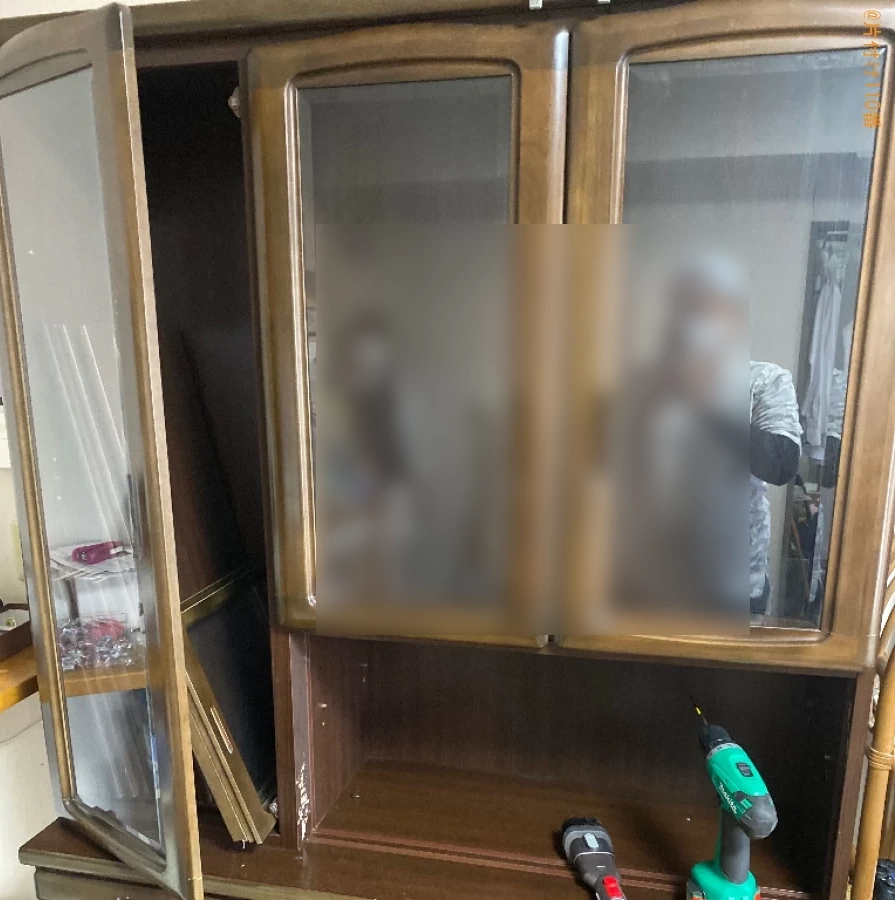 【さいたま市大宮区】食器棚の回収・処分ご依頼　お客様の声