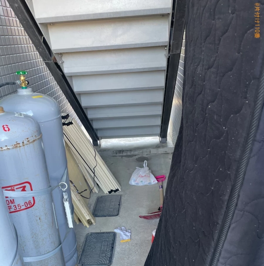 【青森市】マットレス付きシングルベッドの回収・処分ご依頼