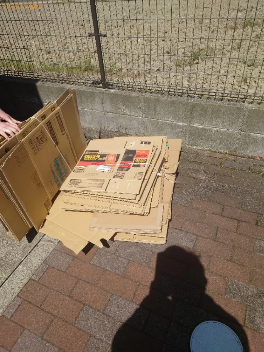 【今治市馬越町】段ボールの回収・処分ご依頼　お客様の声