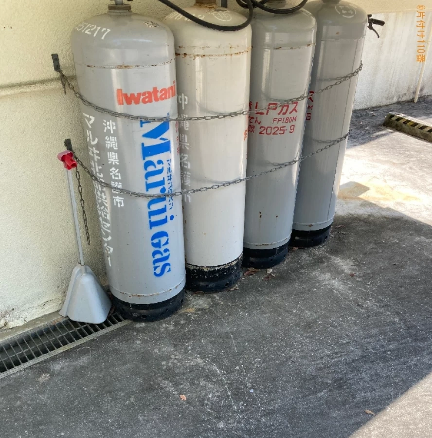 【国頭郡今帰仁村】服、物干し、ダブルベッド、マットレス等の回収