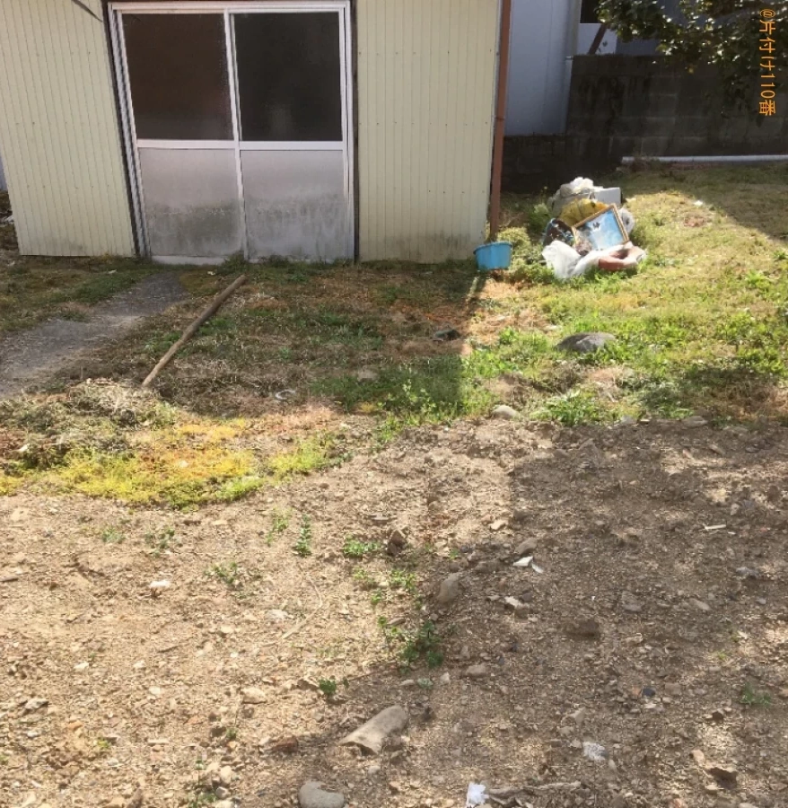 【山県市】かご、物干し台の重し、衣装ケース等の回収・処分ご依頼