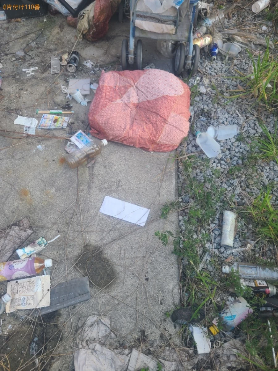 【高松市福岡町】シルバーカー、座布団、一般ごみ等の回収・処分