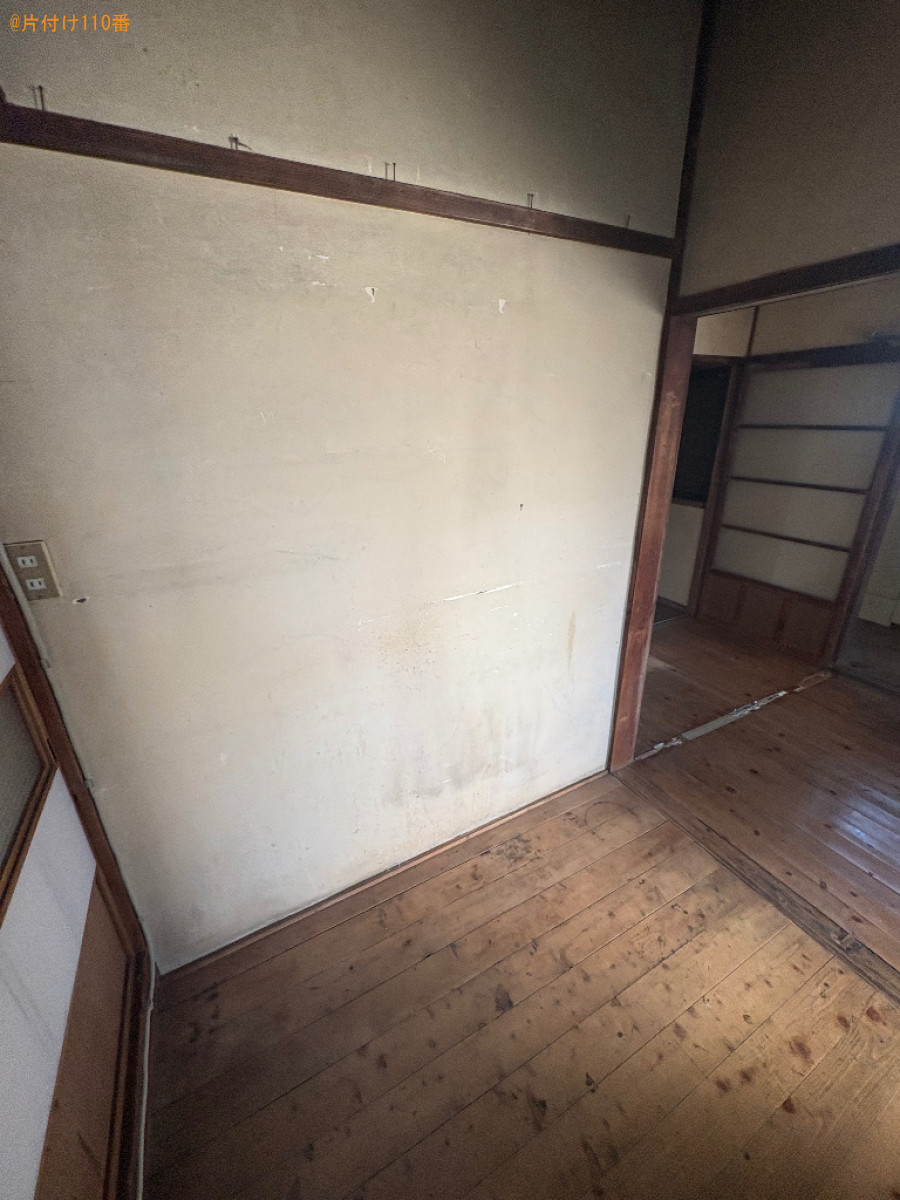 【甲府市】空き家のクリーニングと木の伐採作業ご依頼　お客様の声