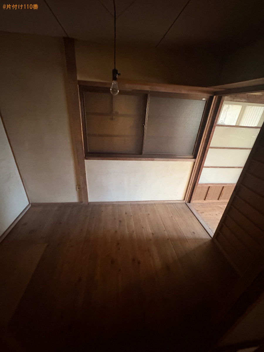 【甲府市】空き家のクリーニングと木の伐採作業ご依頼　お客様の声