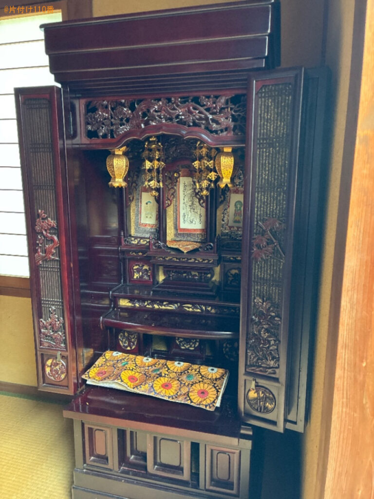 【福山市神辺町】仏壇の回収・処分ご依頼 お客様の声