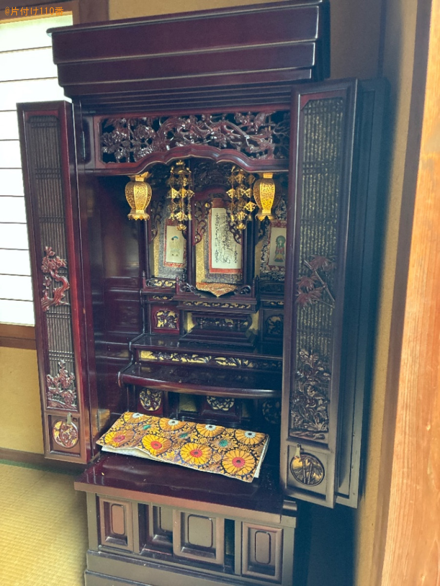 【福山市神辺町】仏壇の回収・処分ご依頼　お客様の声