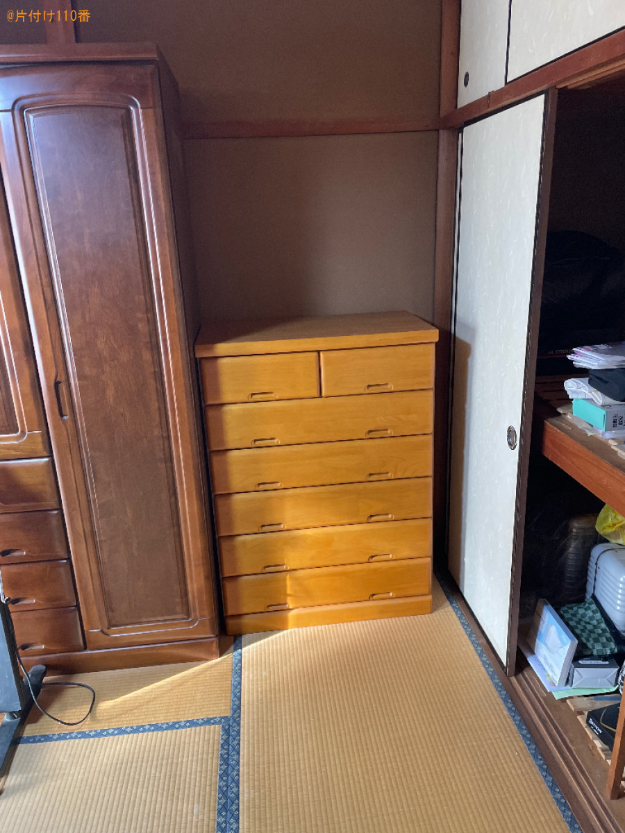 【宇治市】タンスを1階から2階へ、テレビを2階から1階へ移動する