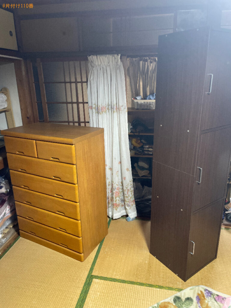 【宇治市】タンスを1階から2階へ、テレビを2階から1階へ移動する