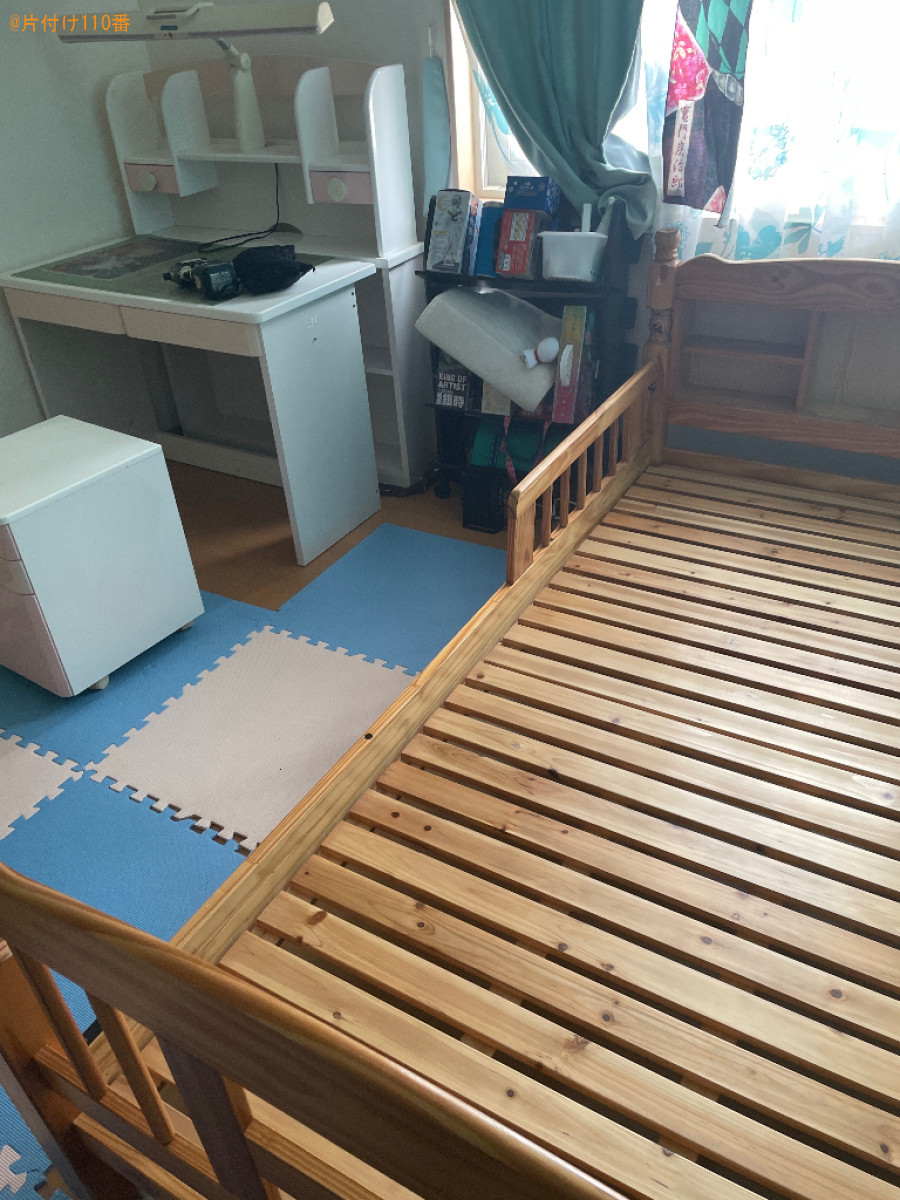 【五所川原市】二段ベッド、学習机、椅子の回収・処分ご依頼