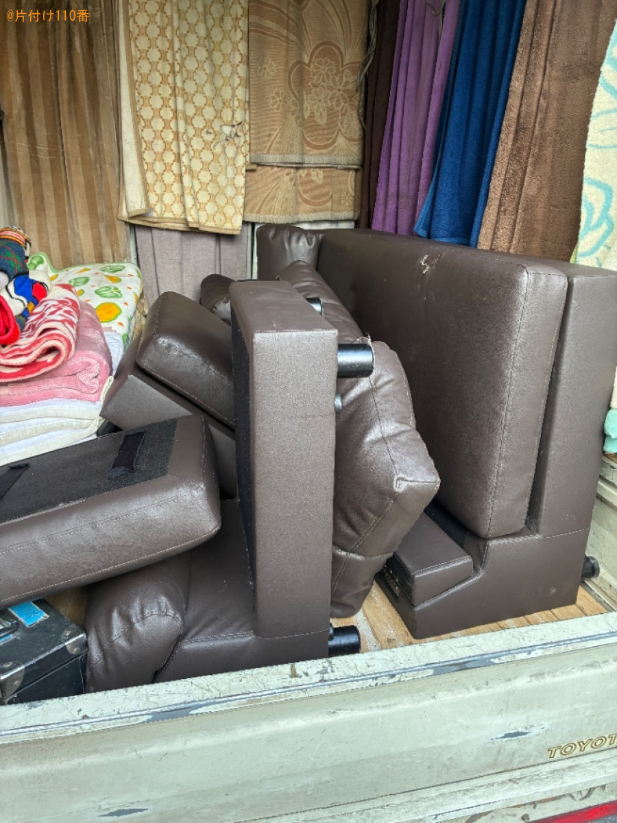 【杉並区】二人掛けソファーの回収・処分ご依頼　お客様の声