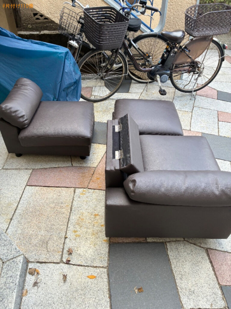 【杉並区】二人掛けソファーの回収・処分ご依頼　お客様の声