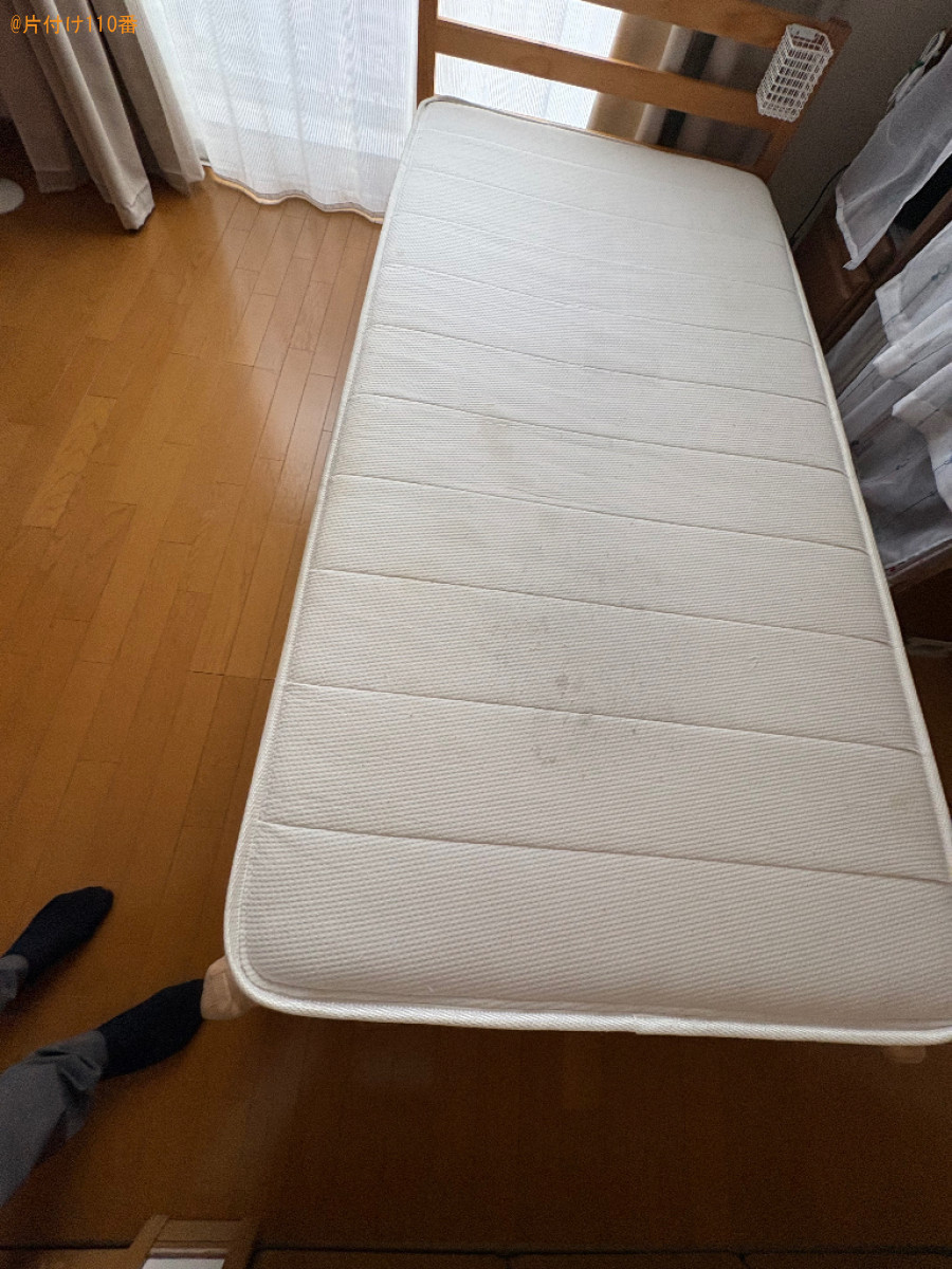 【甲斐市】シングルベッドマットレスの回収・処分ご依頼