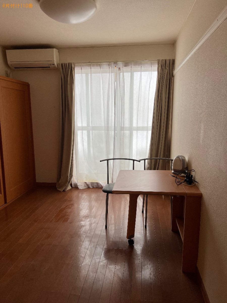 【魚津市】衣類、段ボール、一般ごみ等の回収とハウスクリーニング