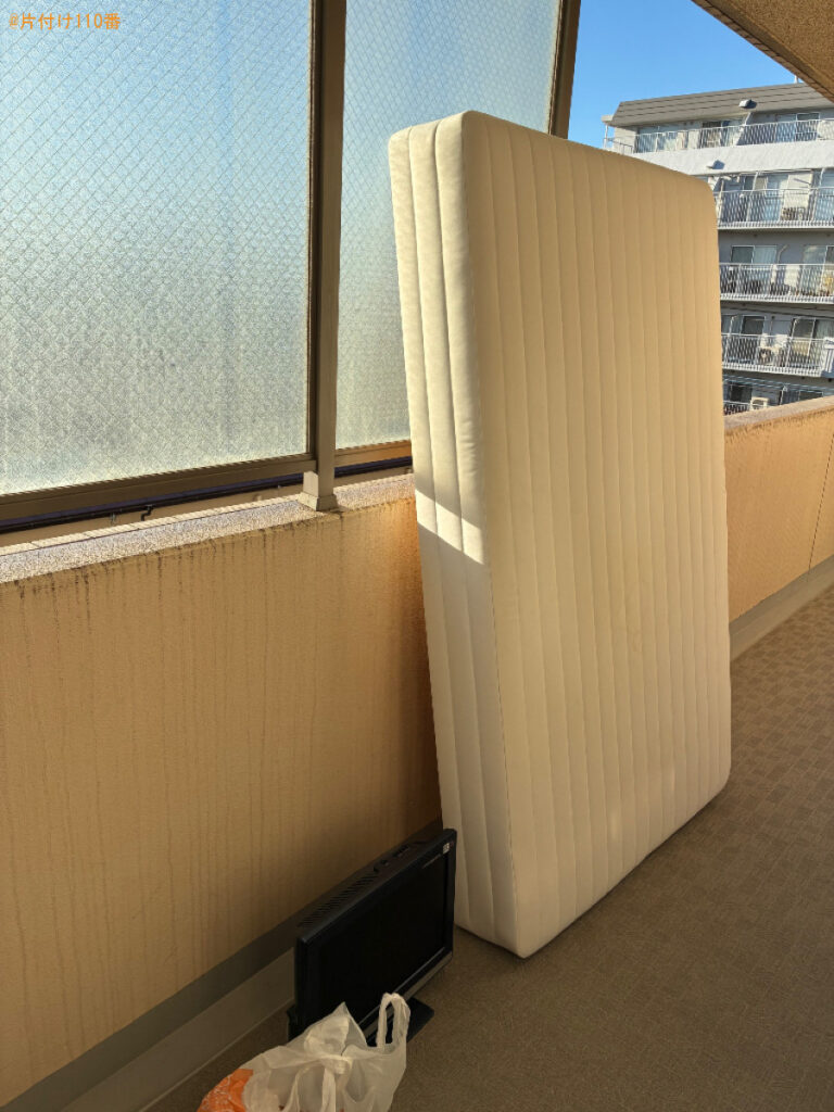 【さいたま市中央区】マットレス付きダブルベッド、自転車等の回収