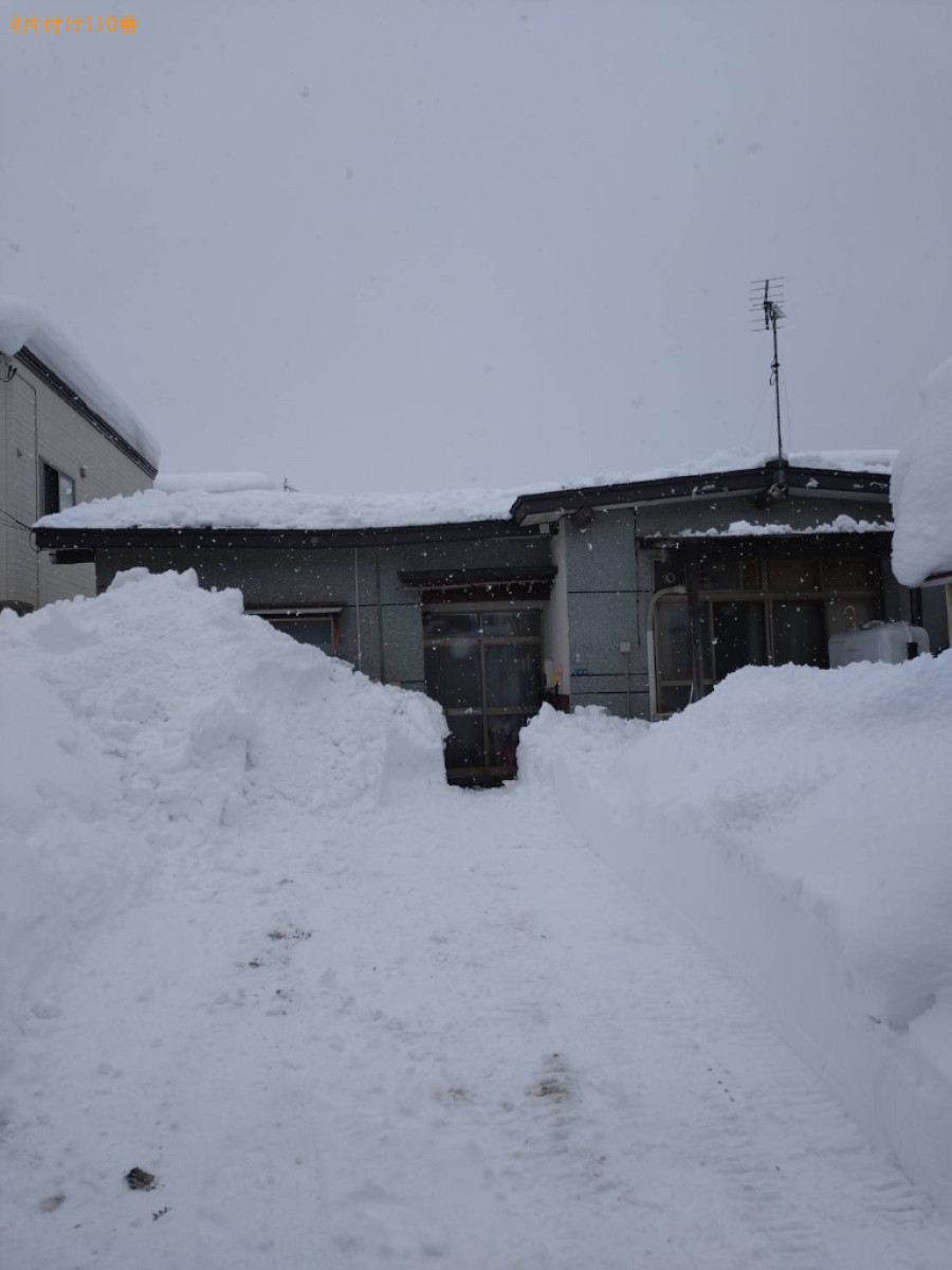 【青森市】屋根の雪下ろし作業ご依頼　お客様の声