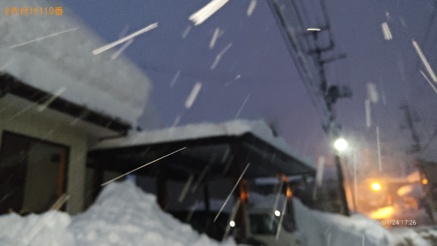 【長岡市】カーポートの雪下ろし作業ご依頼 お客様の声