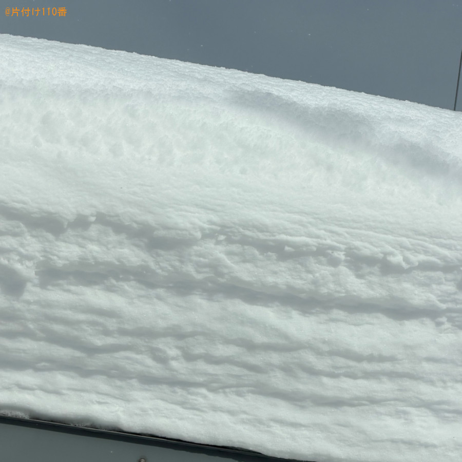 【青森市】小屋の屋根の雪下ろし作業ご依頼　お客様の声