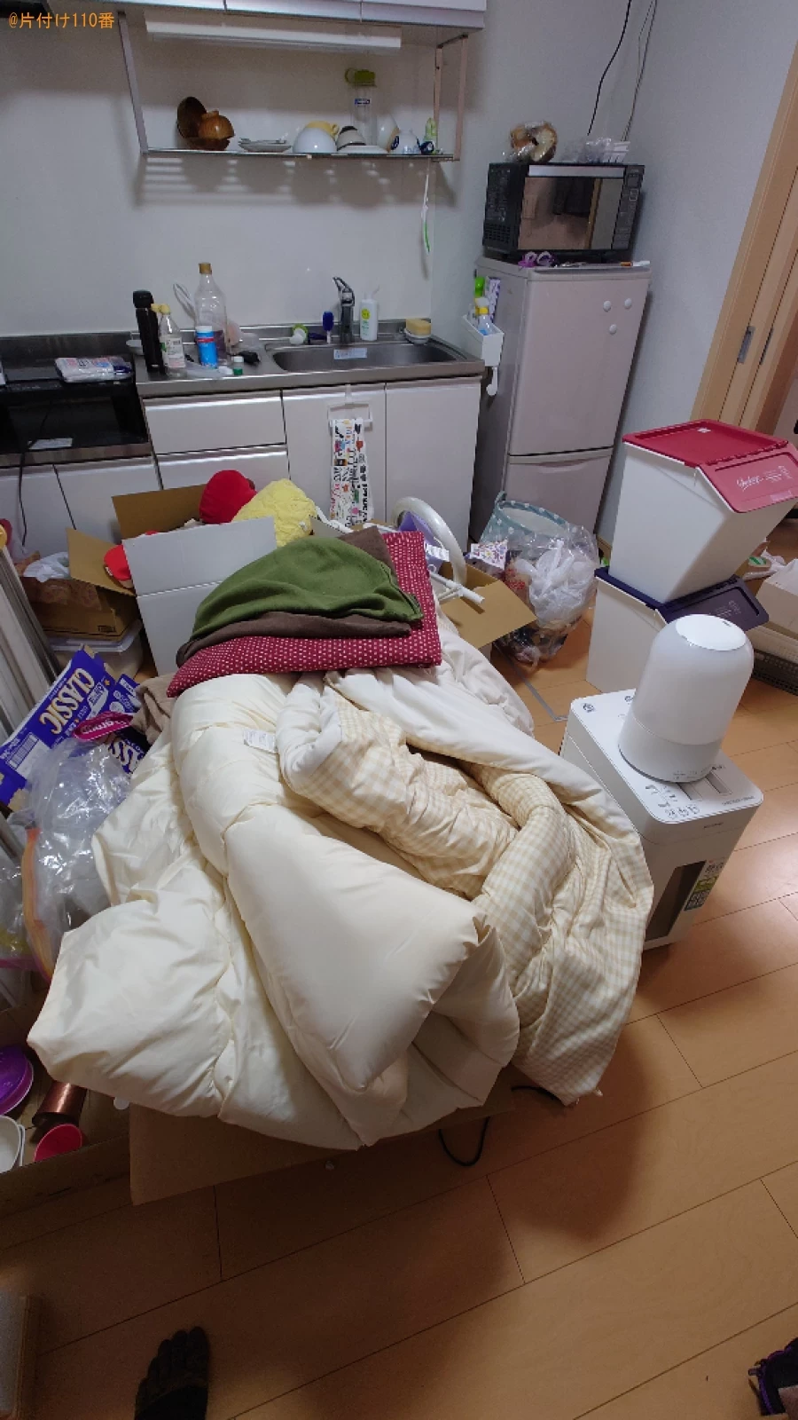 【福知山】冷蔵庫、洗濯機、本棚、食器棚、ラック、小型家電等の回収