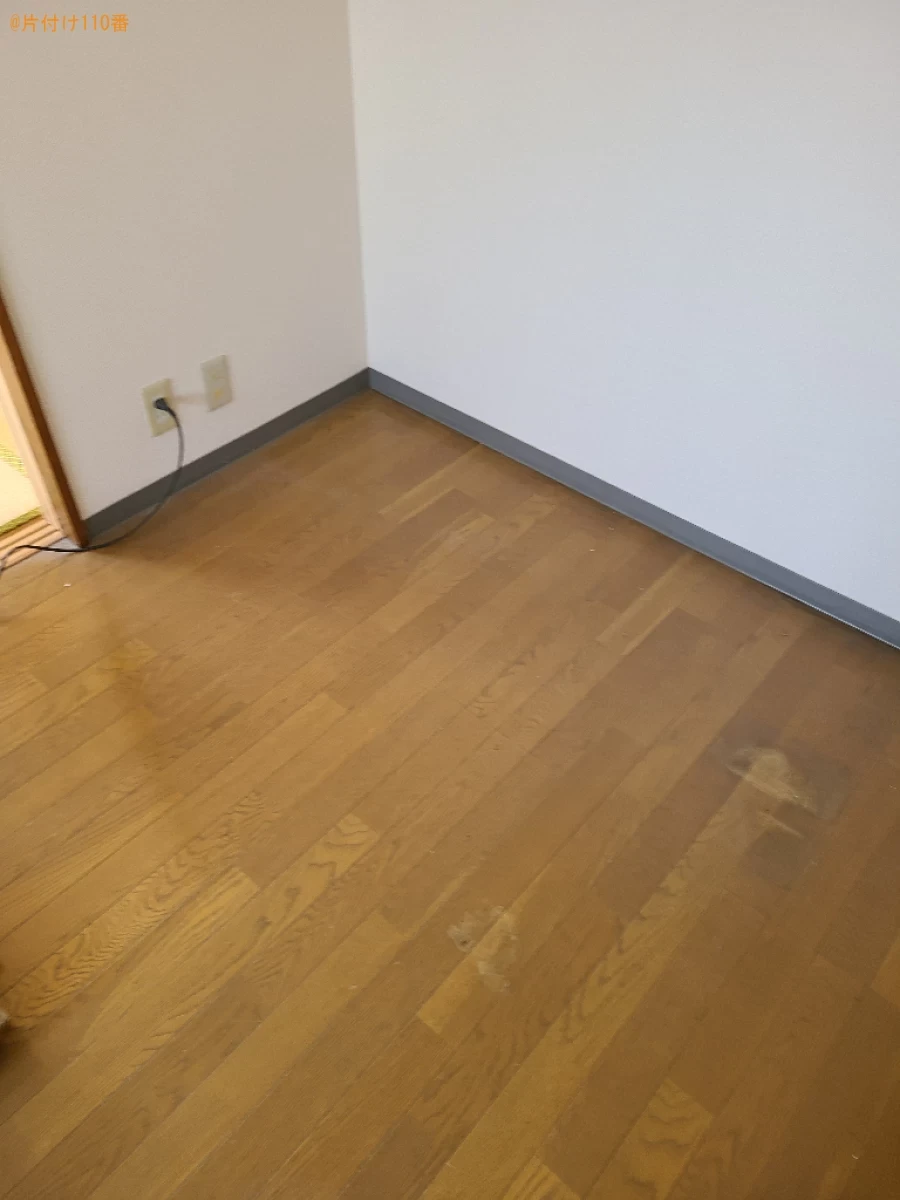 【香美市土佐山田町】冷蔵庫、洗濯機、スチールラック、お皿等の回収