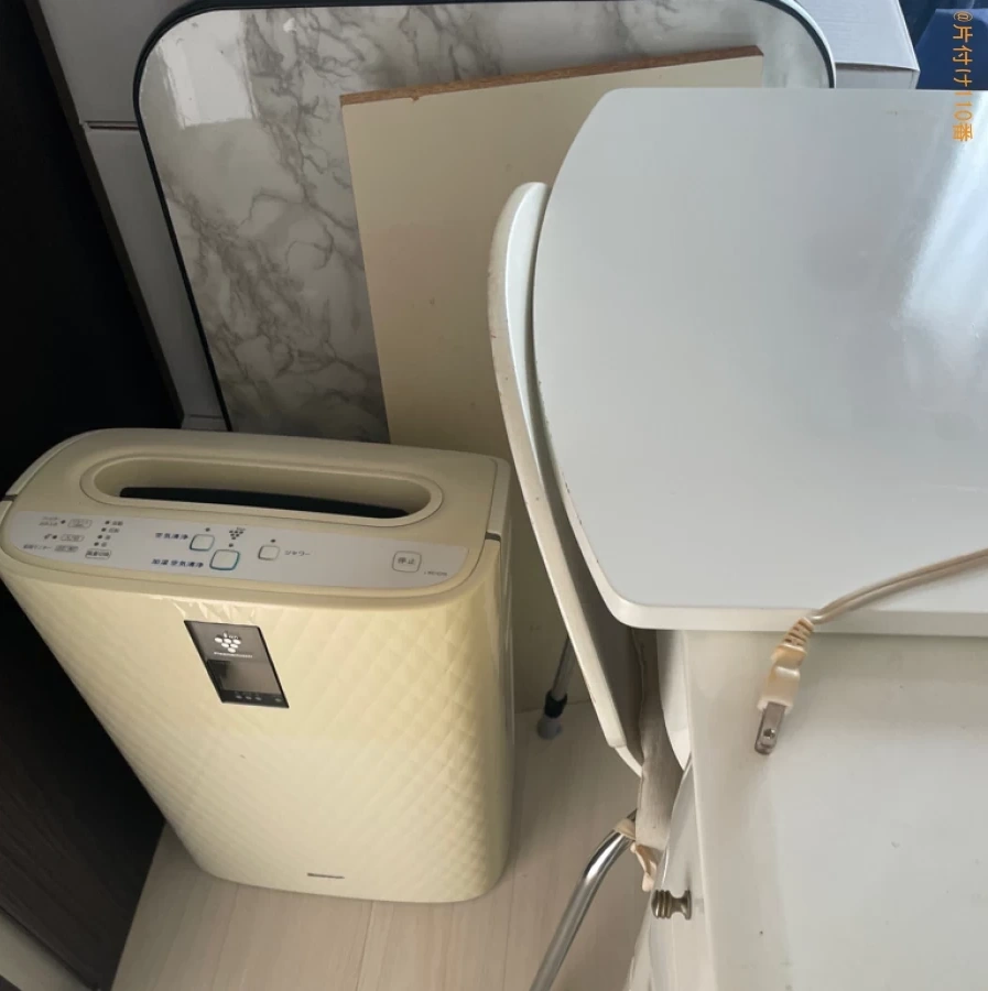 【青森市】食器棚、鏡台、毛布、小型家電等の回収・処分ご依頼