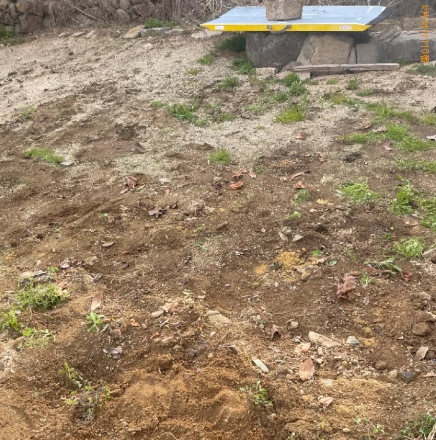 【岡山市南区】庭石の回収・処分ご依頼　お客様の声