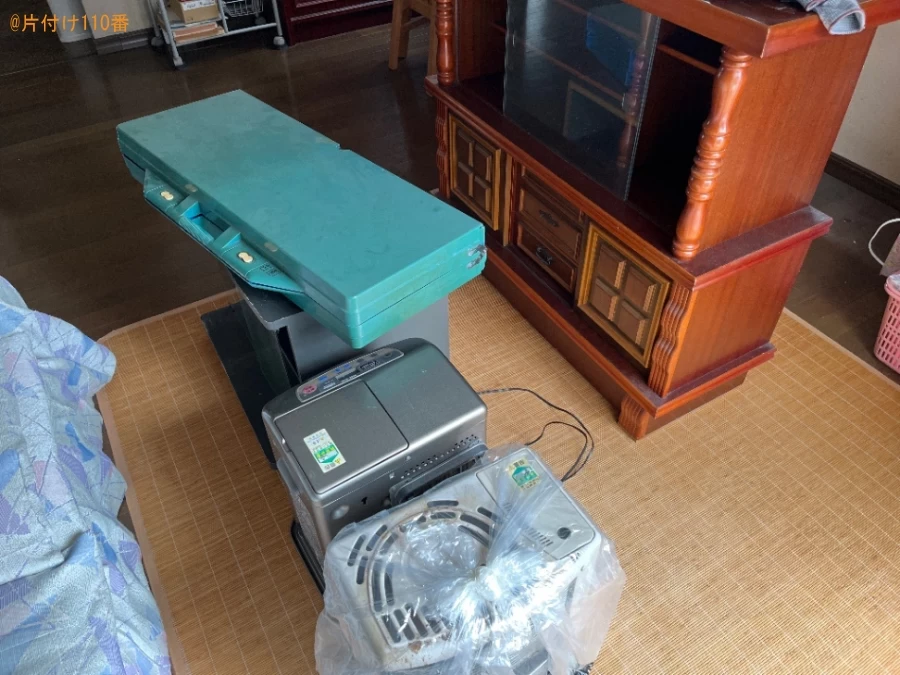 【蒲生郡竜王町】物干し台、ヒーター、家具等の回収・処分ご依頼