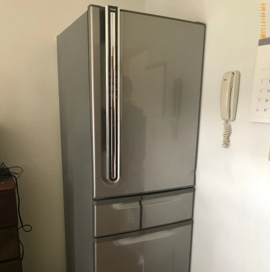 【久留米市野中町】マットレス付きシングルベッド、冷蔵庫等の回収