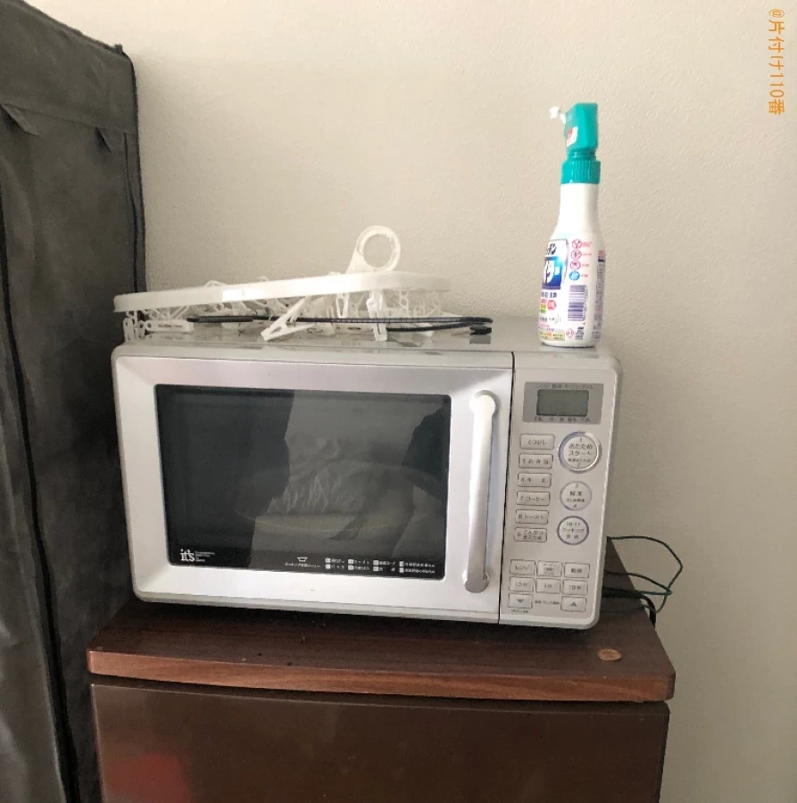 【久留米市野中町】マットレス付きシングルベッド、冷蔵庫等の回収