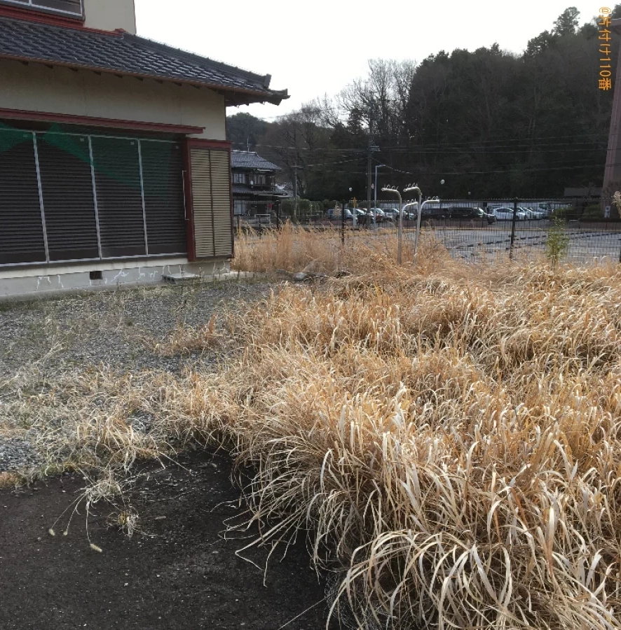【関市】草刈り作業、ハチ駆除、ボイラーの回収・処分ご依頼