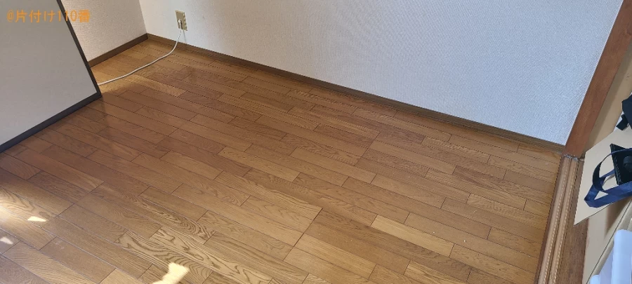 【山口市】シングルベッド、ハンガーラック、照明器具等の回収・処分