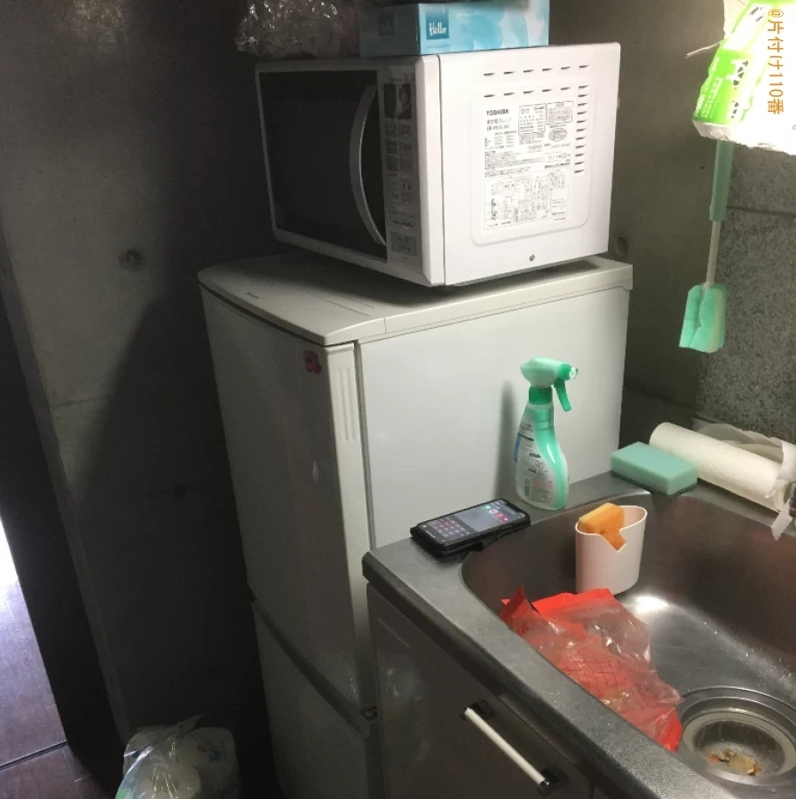 【岐阜市】冷蔵庫、洗濯機、ハンガーラック、電子レンジ等の回収