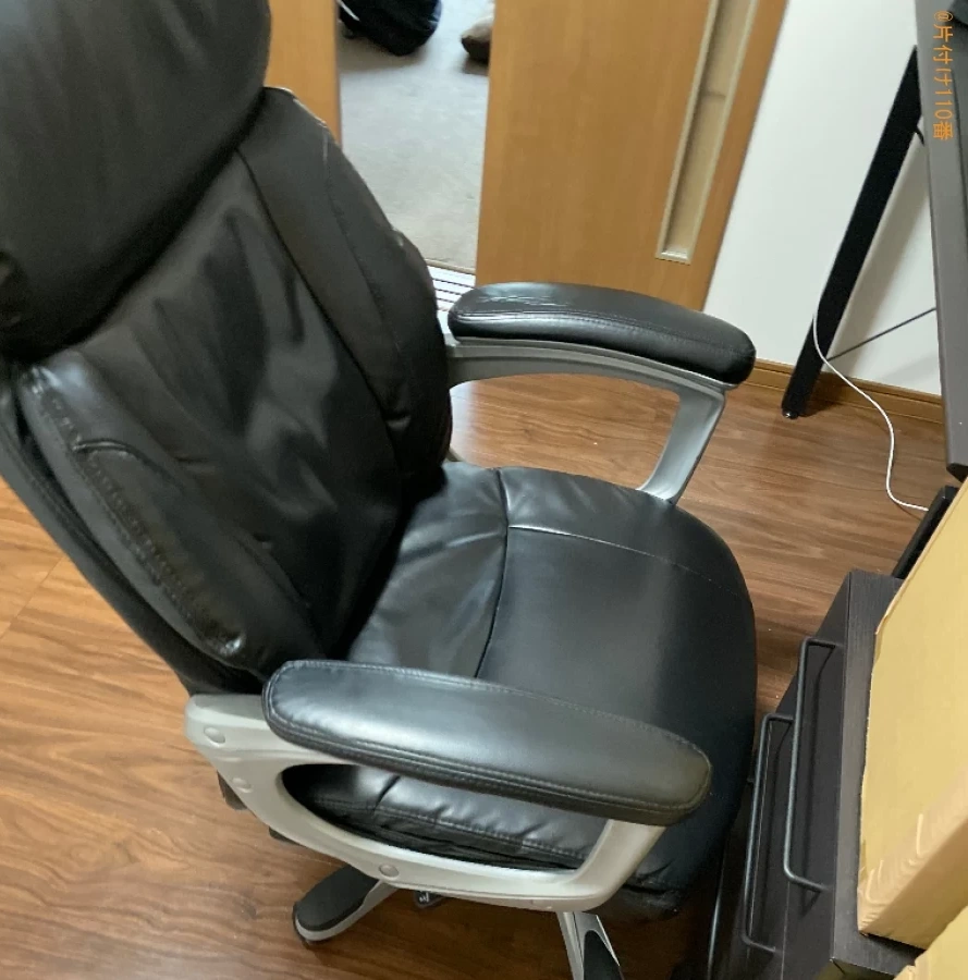 【弘前市富野町】冷蔵庫、洗濯機、オフィスチェアー、座椅子の回収