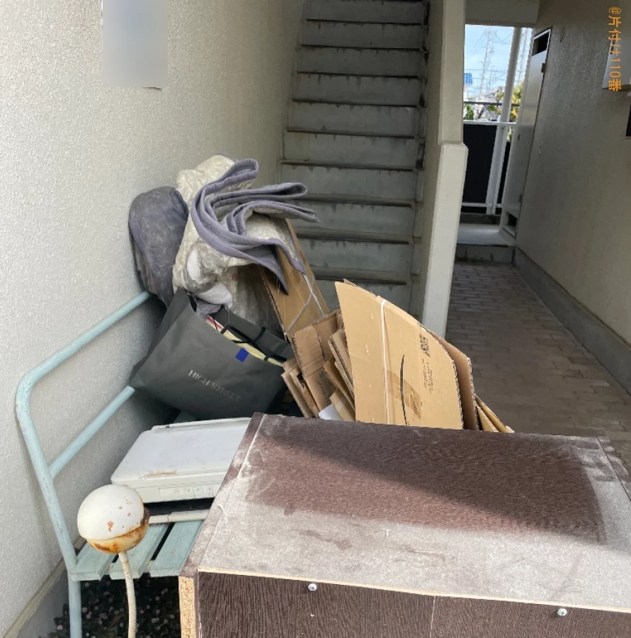 【浜松市中区】シングルベッド、ハンガーラック、テレビ台等の回収