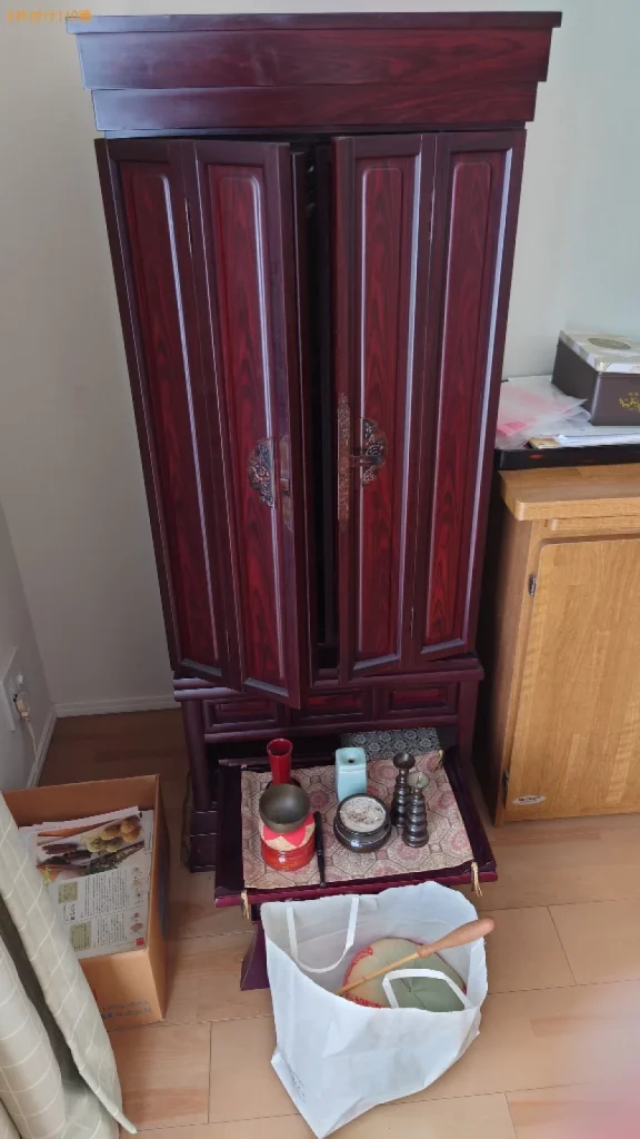 【高槻市高西町】仏壇、仏具の回収・処分ご依頼　お客様の声