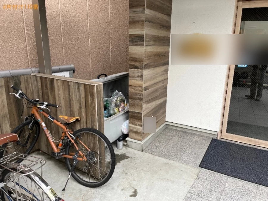 【京都市上京区】マットレス付きシングルベッドの回収・処分ご依頼